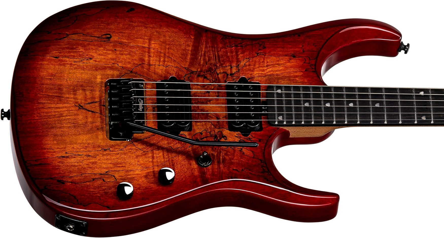 Sterling By Musicman John Petrucci Jp150dsm Dimarzio Signature 2h Trem Eb - Blood Orange Burst - Signature electric guitar - Variation 2