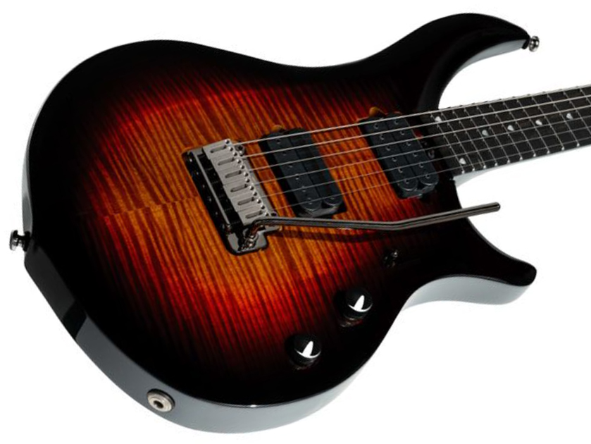 Sterling By Musicman John Petrucci Majesty Maj200xfm Signature 2h Dimarzio Trem Eb - Tiger Eye - Signature electric guitar - Variation 2