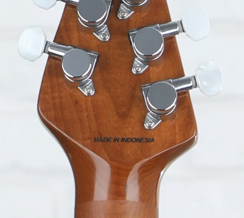 Sterling By Musicman Omar Rodriguez Lopez Mariposa Signature 2h Trem Rw - Daphne Blue - Retro rock electric guitar - Variation 5