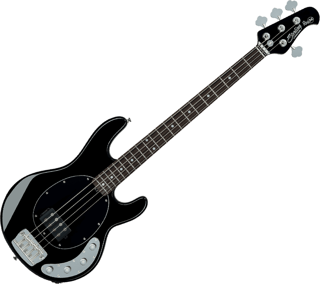 【9106】 sterling by musicman ray34 ブラック Sterling By Music Man StingRay RAY34 Bass Guitar - Black | Sweetwater