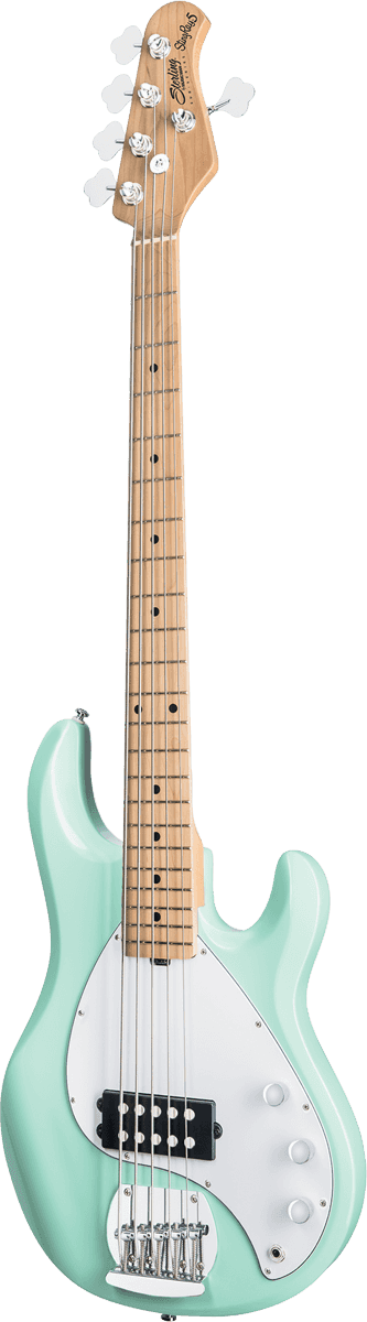 Sterling By Musicman Sub Ray5 5-cordes Active Jat - Mint Green - Solid body electric bass - Variation 2