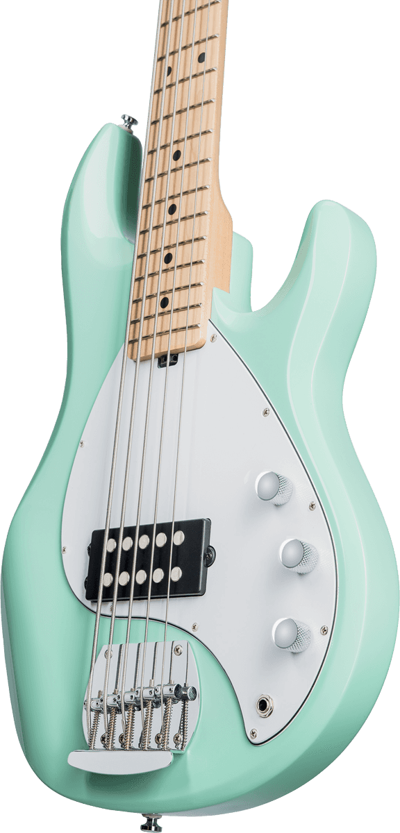 Sterling By Musicman Sub Ray5 5-cordes Active Jat - Mint Green - Solid body electric bass - Variation 3
