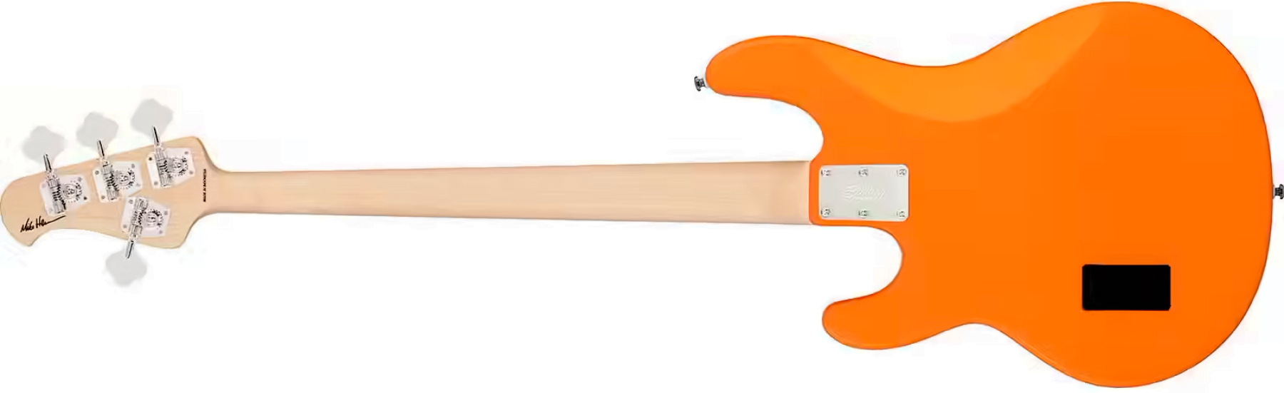 Sterling By Musicman Sterling Mike Herrera Signature Mn - Orange Creamsicle Mxpx Pokinatcha - Solid body electric bass - Variation 1