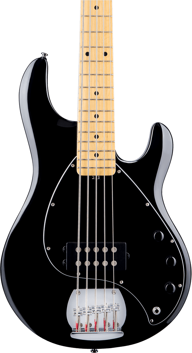 Sterling By Musicman Sub Ray5 5-cordes Active Mn - Black - Solid body electric bass - Variation 1