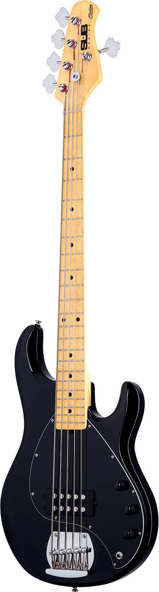 Sterling By Musicman Sub Ray5 5-cordes Active Mn - Black - Solid body electric bass - Variation 2