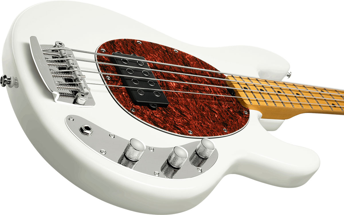 Sterling By Musicman Stingray Classic Ray24ca Active 1h Mn - Olympic White - Solid body electric bass - Variation 2