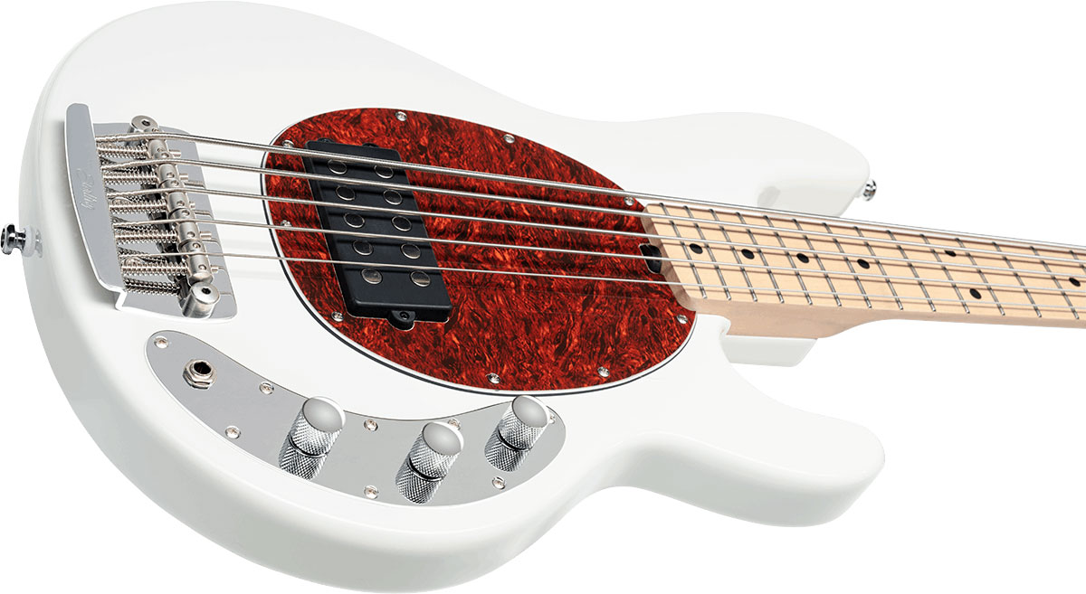 Sterling By Musicman Stingray Classic Ray25ca 5c Active 1h Mn - Olympic White - Solid body electric bass - Variation 2