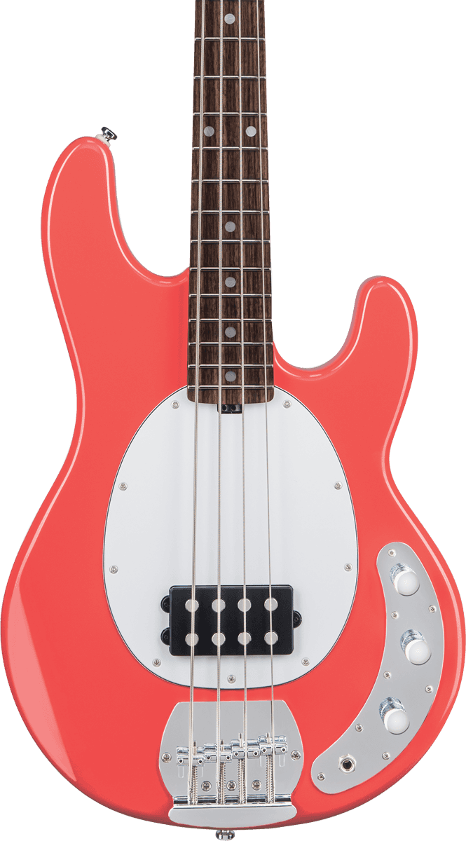 Sterling By Musicman Sub Ray4 Active Mn - Fiesta Red - Solid body electric bass - Variation 1