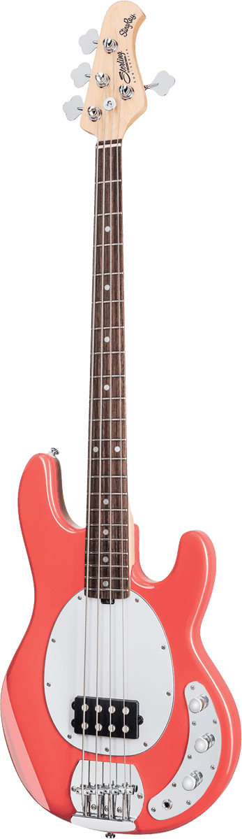 Sterling By Musicman Sub Ray4 Active Mn - Fiesta Red - Solid body electric bass - Variation 2