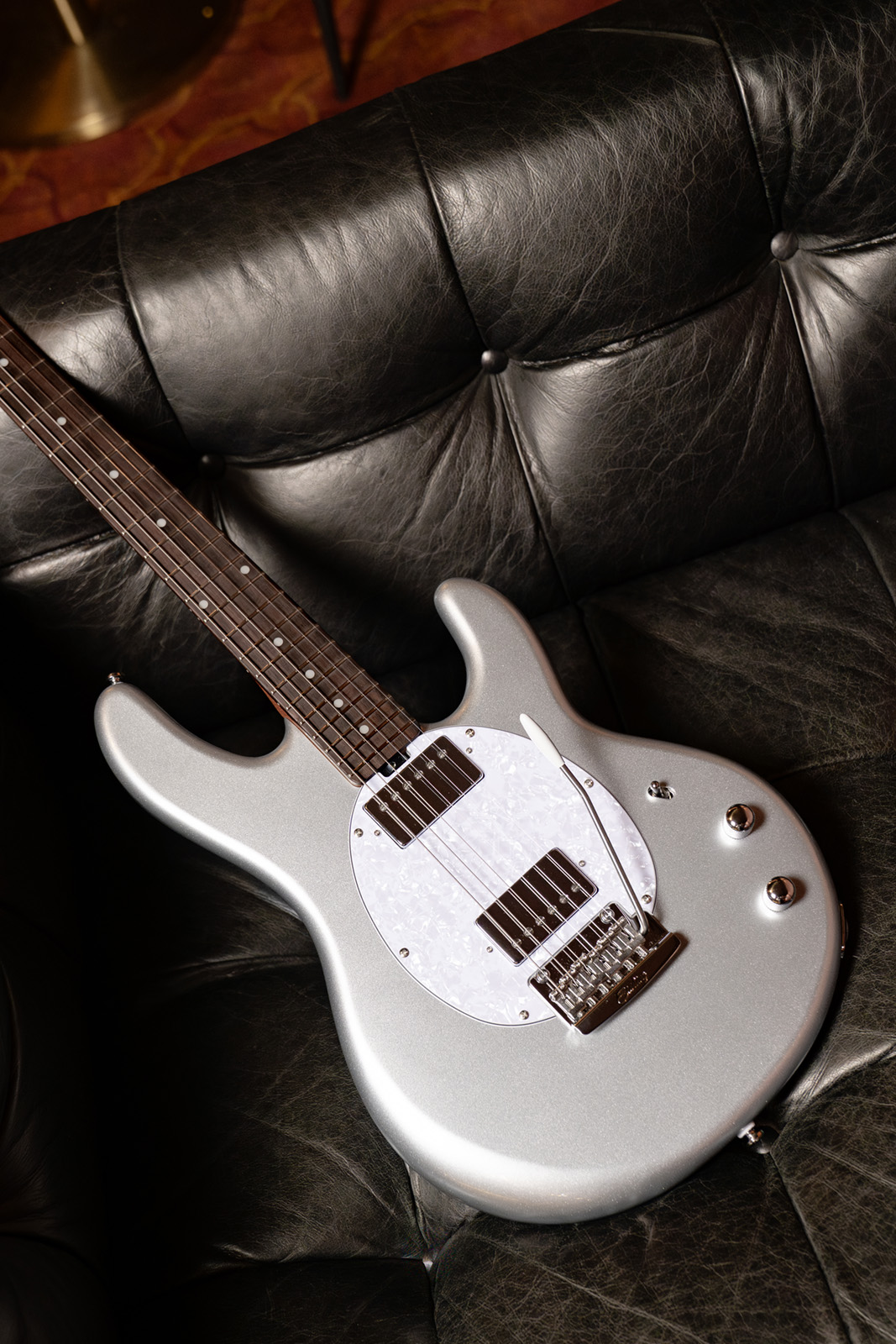 Sterling By Musicman Stingray Ii Trem Hh Rw - Silver - Str shape electric guitar - Variation 2