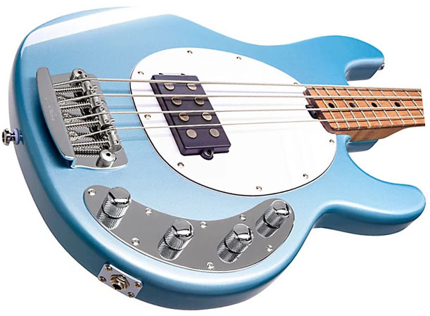Sterling By Musicman Stingray Ray34 1h Active Mn - Firemist Silver - Solid body electric bass - Variation 2