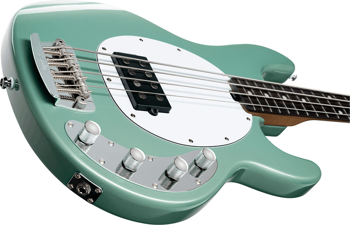 Sterling By Musicman Stingray Ray34 1h Active Rw - Dorado Green - Solid body electric bass - Variation 2