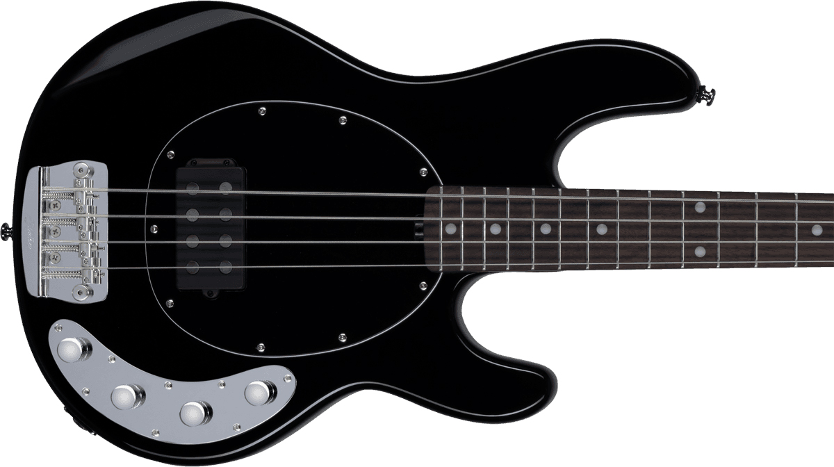 Sterling by musicman Stingray Ray34 (RW) - black black Solid body