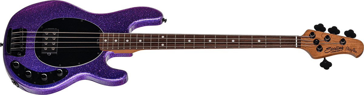 Sterling By Musicman Stingray Ray34 H Active Rw - Purple Sparkle - Solid body electric bass - Variation 1