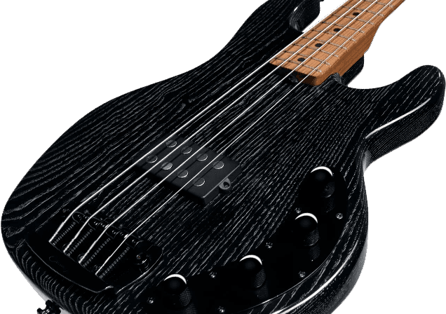 Sterling By Musicman Stingray Ray34ash H Active Mn - Ash Black - Solid body electric bass - Variation 1