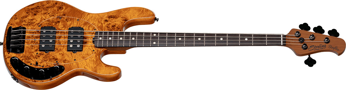 Sterling By Musicman Stingray Ray34hhpb Active Rw - Amber - Solid body electric bass - Variation 1