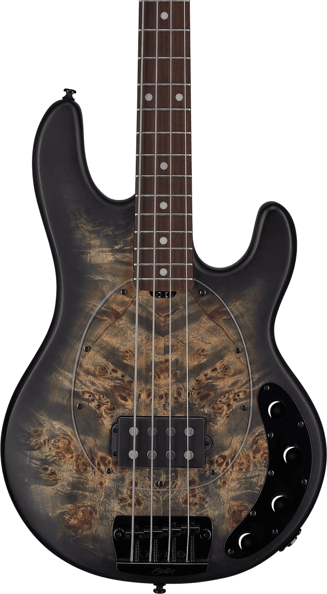 Sterling By Musicman Stingray Ray34pb Active Rw - Trans Black Satin - Solid body electric bass - Variation 3