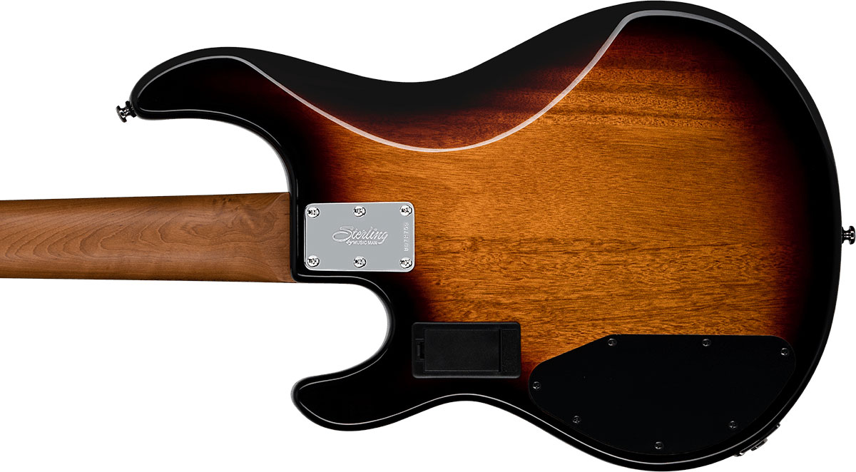 Sterling By Musicman Stingray Ray35sm Maple Top 5c Active 1h Rw - 3 Tone Sunburst - Solid body electric bass - Variation 1