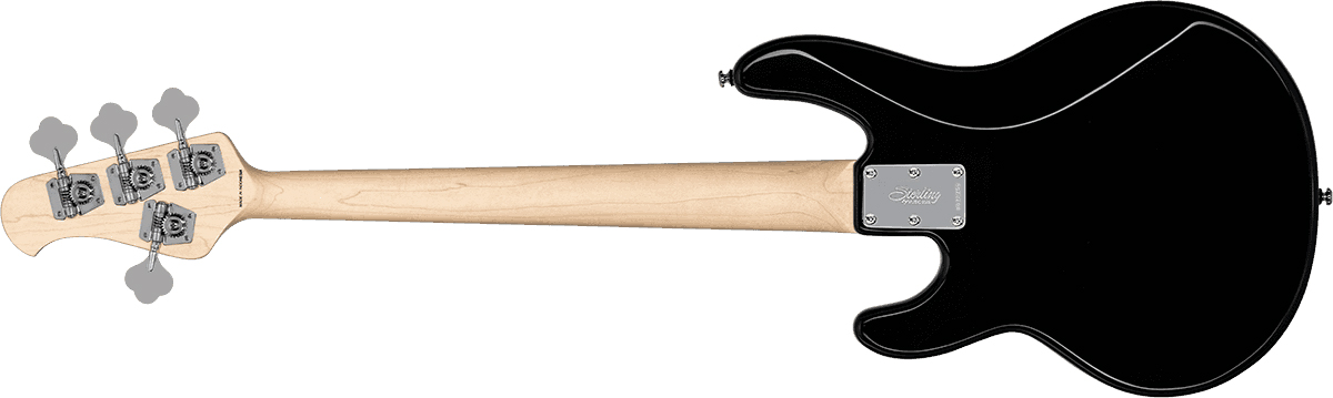 Sterling By Musicman Stingray Rayss4 Short Scale H Mn - Black - Electric bass for kids - Variation 1