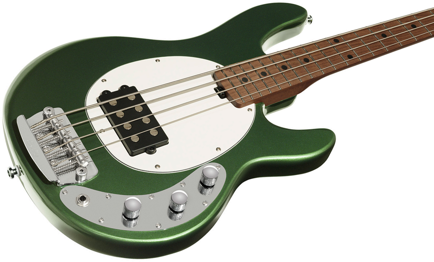 Sterling By Musicman Stingray Short Scale Rayss4 Shsc 1h Mn - Charging Green - Solid body electric bass - Variation 2