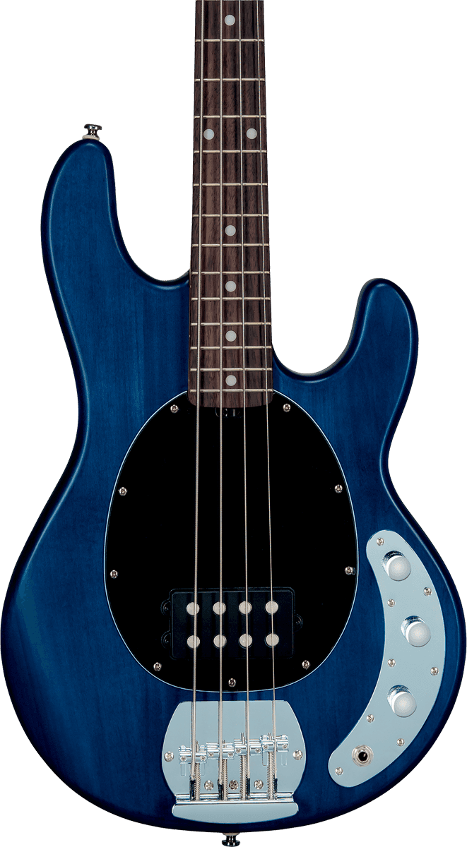 Sterling By Musicman Sub Ray4 Active Jat - Trans Blue Satin - Solid body electric bass - Variation 1