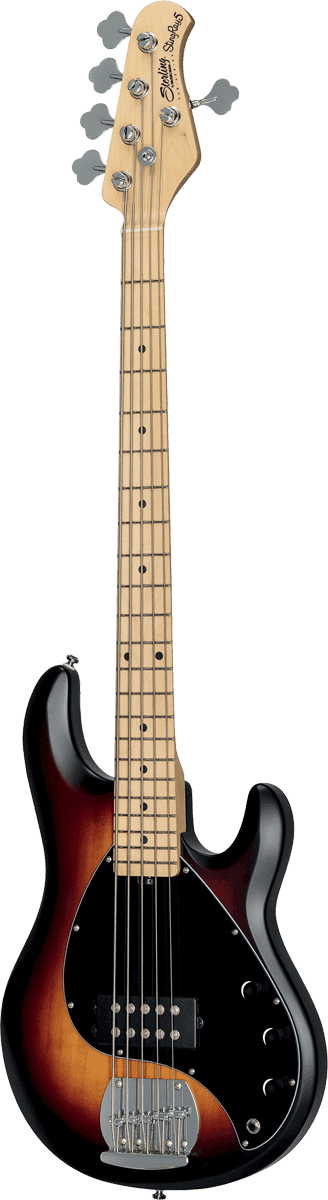 Sterling By Musicman Sub Ray5 5-cordes Active Mn - Vintage Sunburst Satin - Solid body electric bass - Variation 2