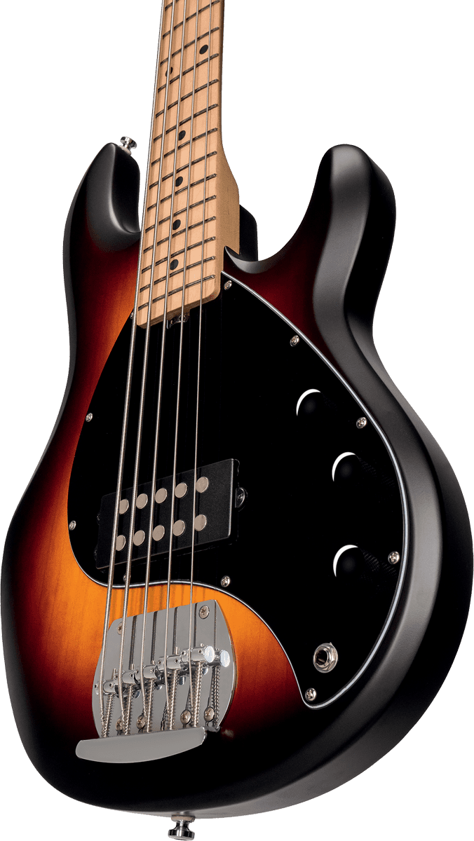 Sterling By Musicman Sub Ray5 5-cordes Active Mn - Vintage Sunburst Satin - Solid body electric bass - Variation 3