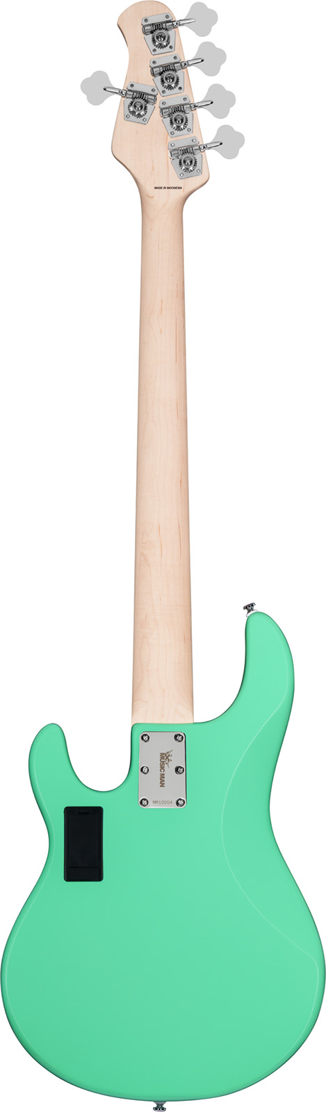 Sterling By Musicman Stingray4  5-cordes 1h Jat - Seafoam Green - Solid body electric bass - Variation 2