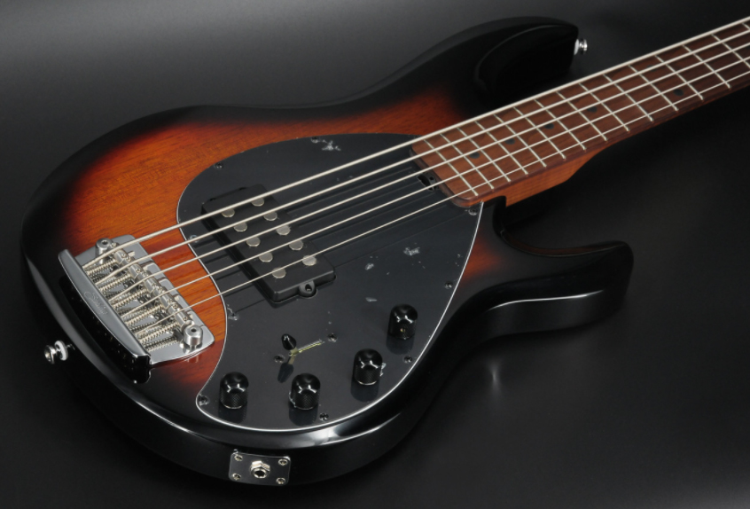 Sterling By Musicman Stingray5 Ray35 5c H Active Mn - Vintage Sunburst - Solid body electric bass - Variation 1