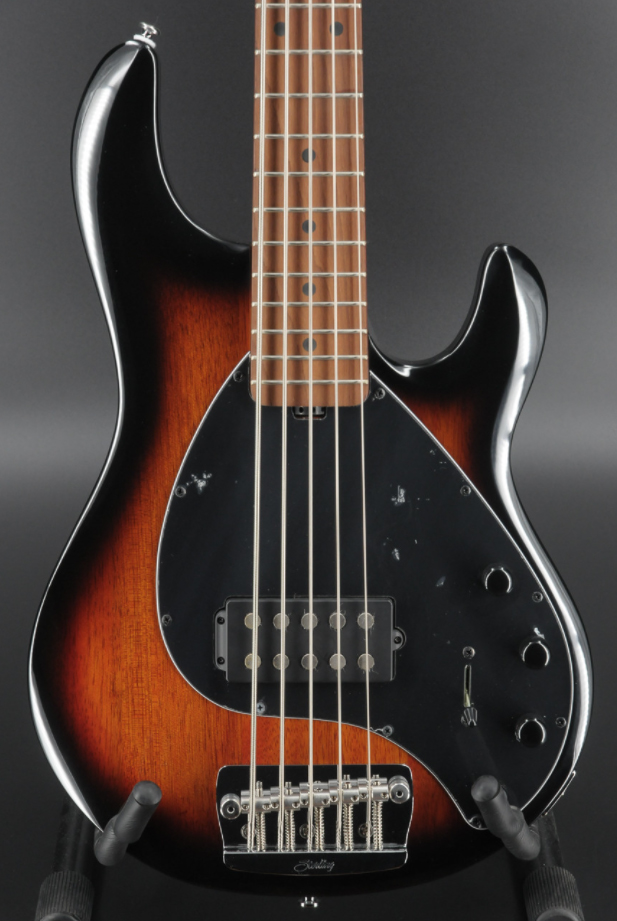Sterling By Musicman Stingray5 Ray35 5c H Active Mn - Vintage Sunburst - Solid body electric bass - Variation 2
