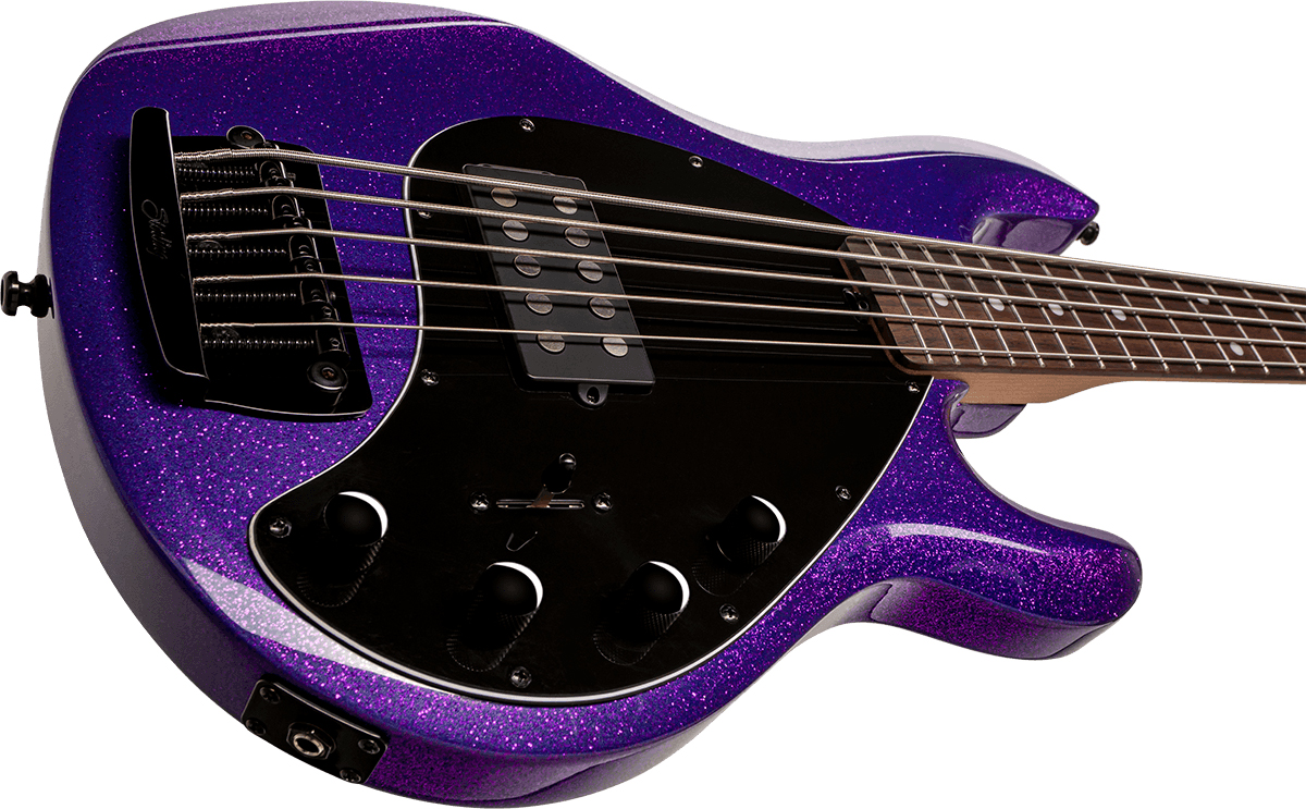 Sterling By Musicman Stingray5 Ray35 5c H Active Rw - Purple Sparkle - Solid body electric bass - Variation 2