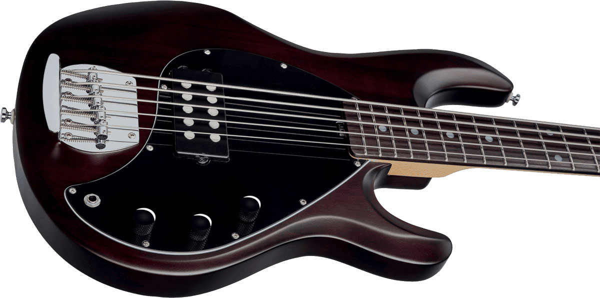 Sterling By Musicman Sub Ray5 5-cordes Active Jat - Walnut Satin - Solid body electric bass - Variation 3