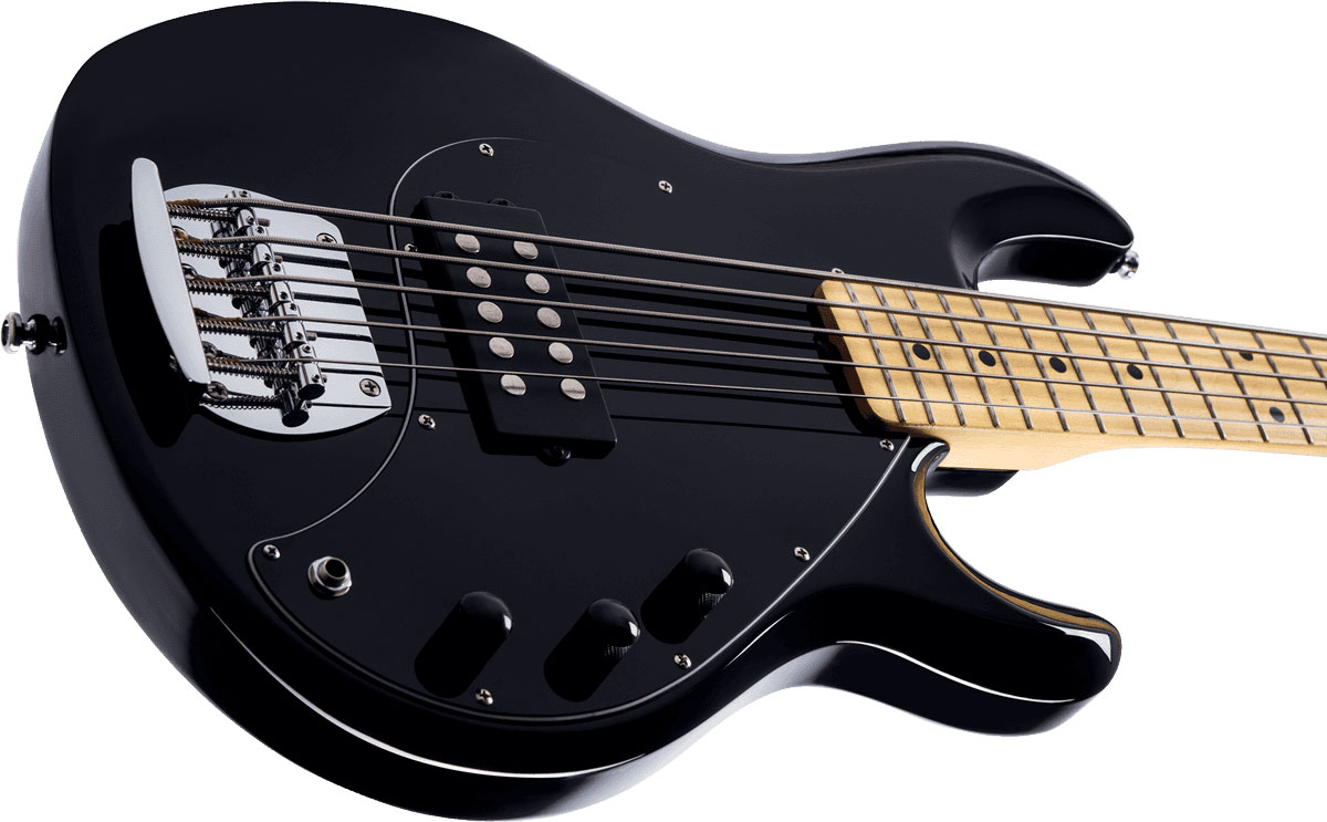 Sterling By Musicman Sub Ray5 5-cordes Active Mn - Black - Solid body electric bass - Variation 3