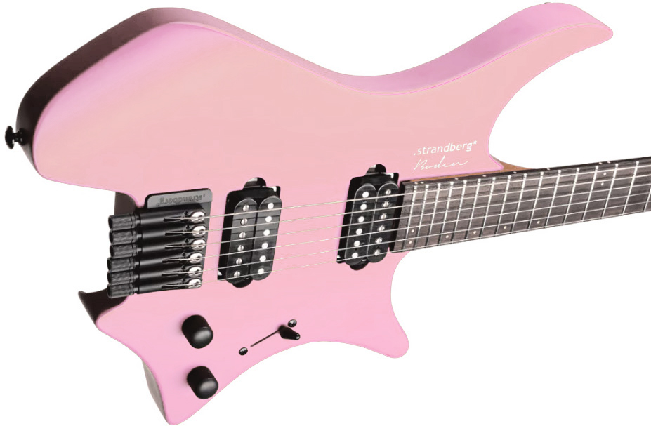 Strandberg Boden Essential 6 2h Ht Rw - Coral Pink - Metal electric guitar - Variation 2