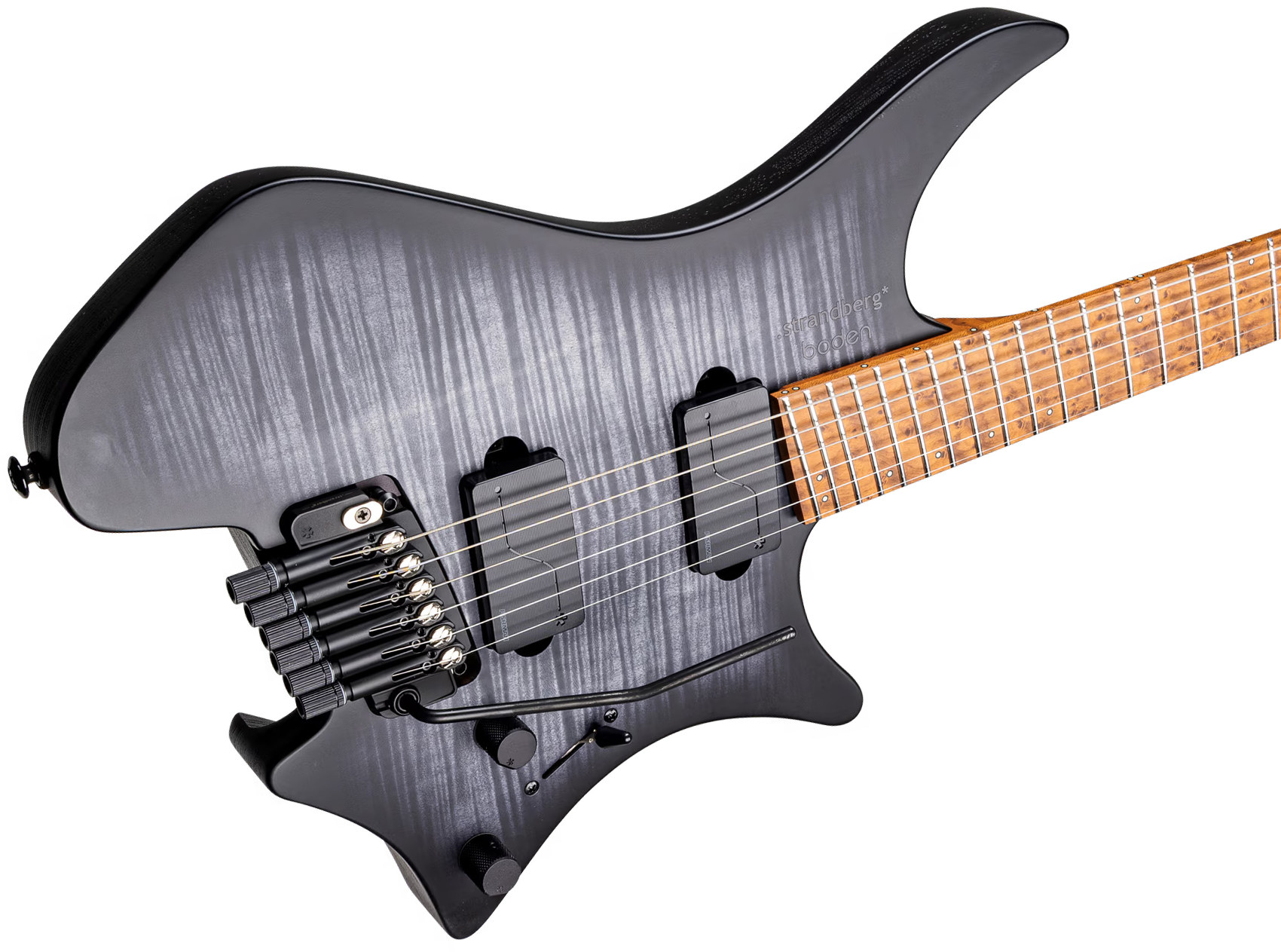 Strandberg Boden Original N2.6t 6c 2h Fishman Fluence Trem Mn - Black Denim Burst Satin - Multi-Scale Guitar - Variation 2