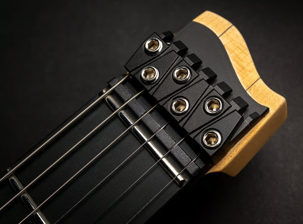 Strandberg Boden Prog Nx 6c Multiscale 2h Ht Ric - Charcoal Black - Multi-Scale Guitar - Variation 5