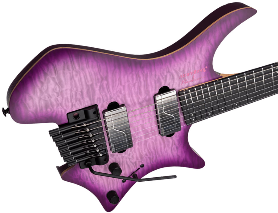 Strandberg Boden Prog Nx 7c Multiscale 2h Fishman Fluence Modern Trem Mn - Twilight Purple - Multi-Scale Guitar - Variation 3