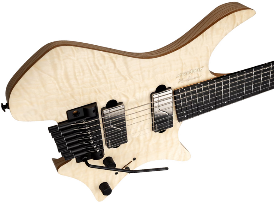 Strandberg Boden Prog Nx 7c Multiscale 2h Fishman Fluence Modern Trem Mn - Natural Quilt - Multi-Scale Guitar - Variation 3