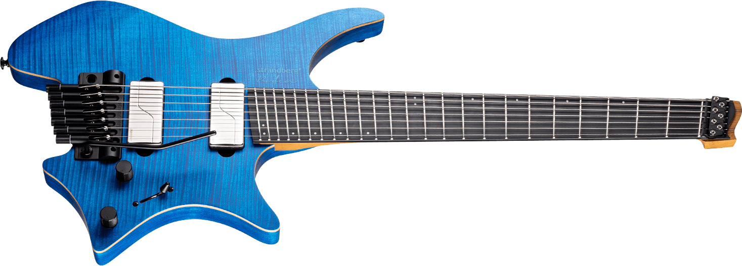 Strandberg Boden Prog Nx7 7c Multiscale 2h Fishman Fluence Modern  Trem Ebo - Deep Blue Satin - Multi-Scale Guitar - Variation 1