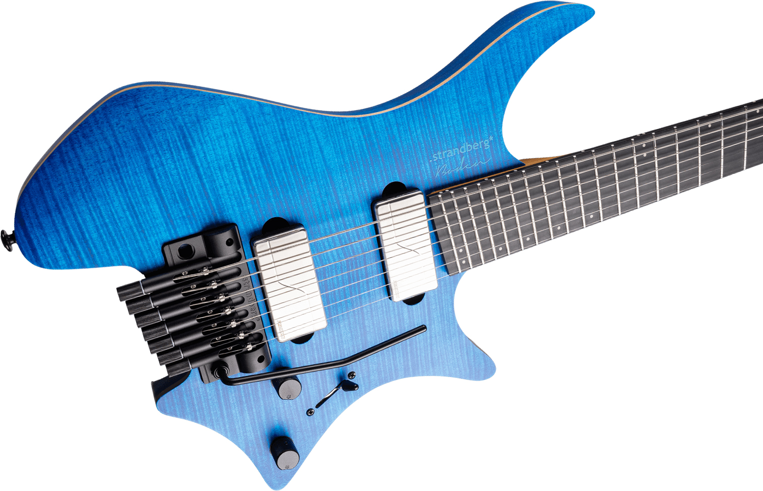 Strandberg Boden Prog Nx7 7c Multiscale 2h Fishman Fluence Modern  Trem Ebo - Deep Blue Satin - Multi-Scale Guitar - Variation 4