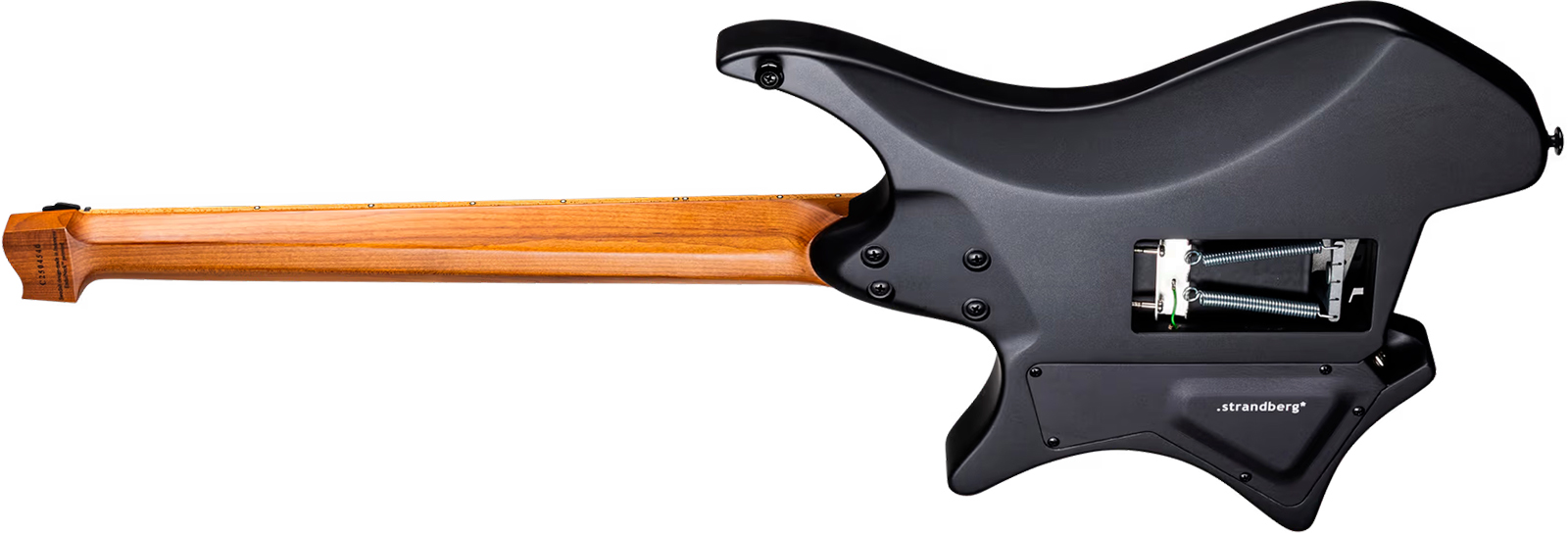 Strandberg Boden Standard N2.6t 6c 2h Trem Mn - Black Satin Metallic - Multi-Scale Guitar - Variation 1