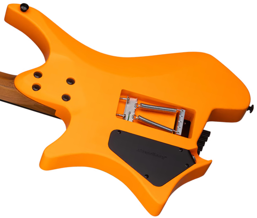 Strandberg Boden Standard Nx 6c Multiscale 2h Trem Eb - Neon Orange Satin - Multi-Scale Guitar - Variation 11
