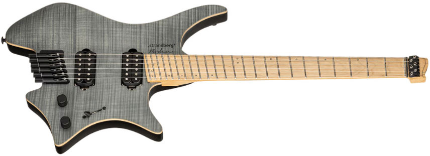 Strandberg Boden Standard Nx 6c Tremolo Multiscale Hss Mn - Charcoal - Multi-Scale Guitar - Variation 1