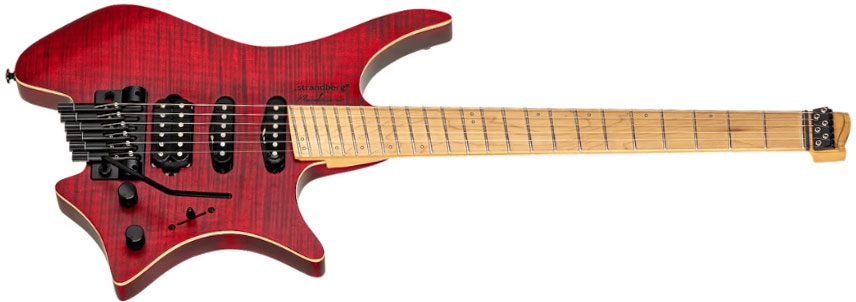 Strandberg Boden Standard Nx 6c Tremolo Multiscale Hss Mn - Red - Multi-Scale Guitar - Variation 1