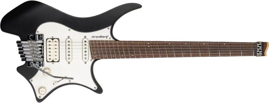 Strandberg Boden Classic Nx 6c Tremolo Multiscale Hss Rw - Black - Multi-Scale Guitar - Main picture