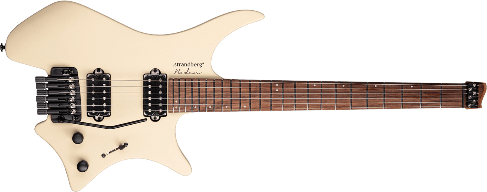 Strandberg Boden Essential 6 Tremolo 2h Trem Rw - Dune - Metal electric guitar - Main picture