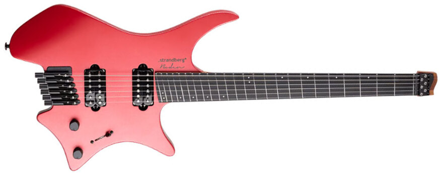 Strandberg Boden Metal NX 6 - blood red Multi-scale guitar