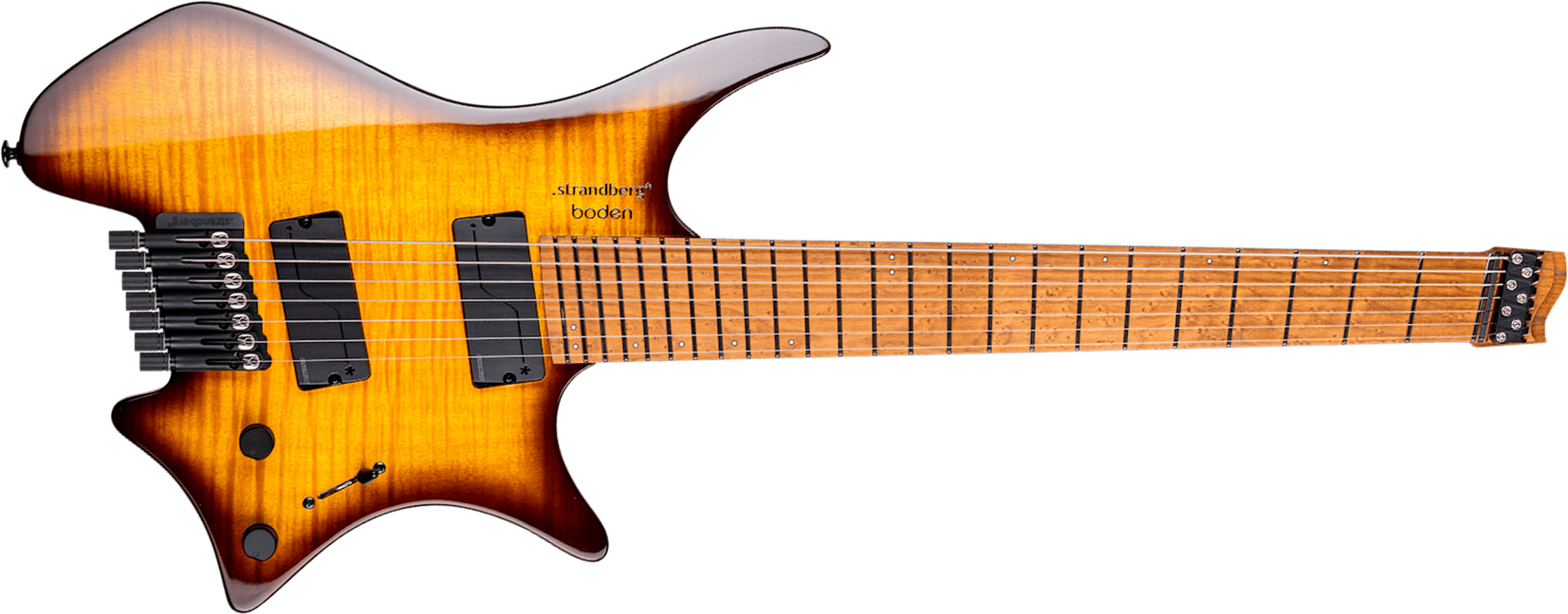 Strandberg Boden Original N2.7 7c 2h Fishman Fluence Ht Mn - Amber Haze Burst Gloss - Multi-Scale Guitar - Main picture