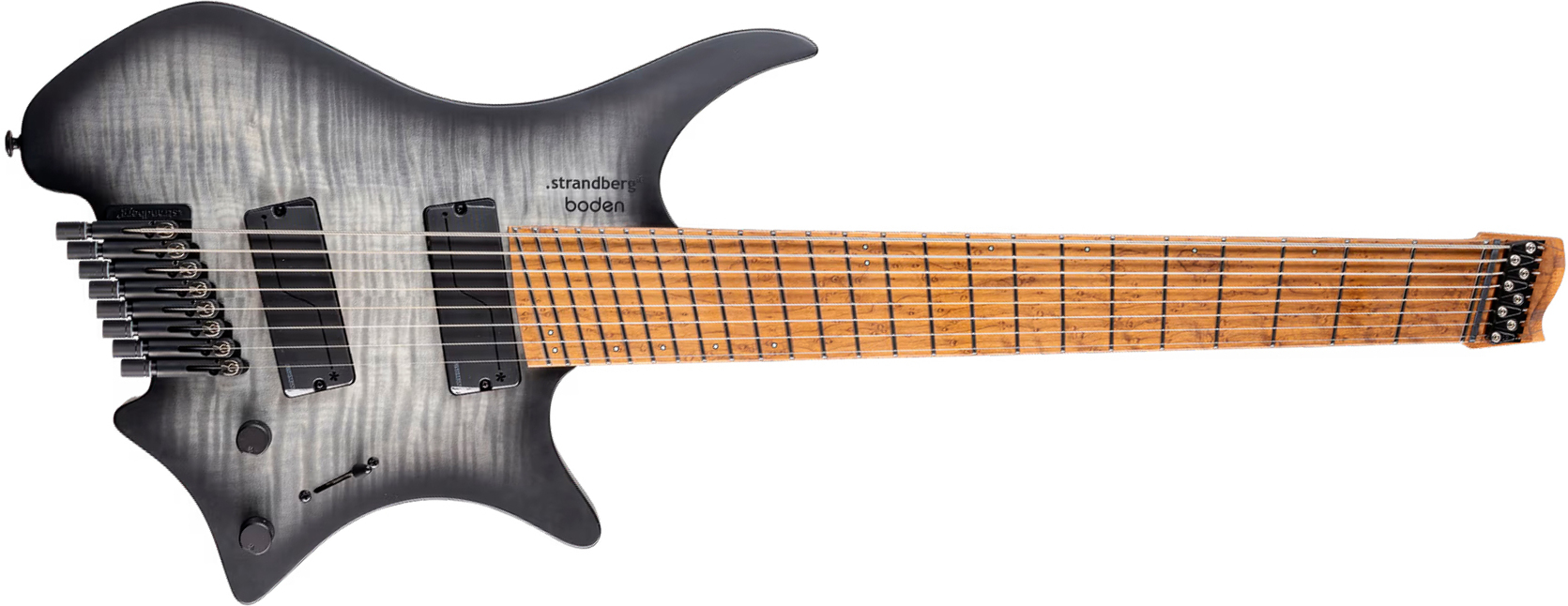 Strandberg Boden Original N2.8 8c 2h Fishman Fluence Ht Mn - Black Denim Burst Satin - Multi-Scale Guitar - Main picture