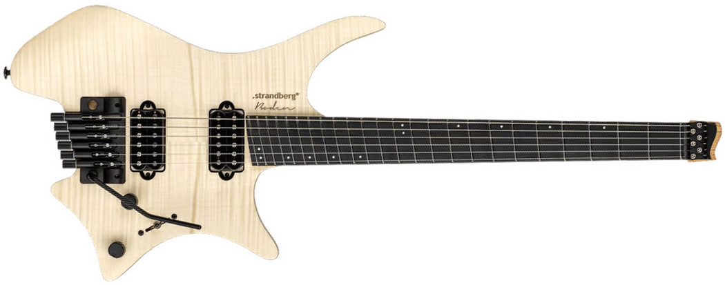 Strandberg Boden Prog Nx 6c Multiscale 2h Ht Ric - Natural Flame - Multi-Scale Guitar - Main picture